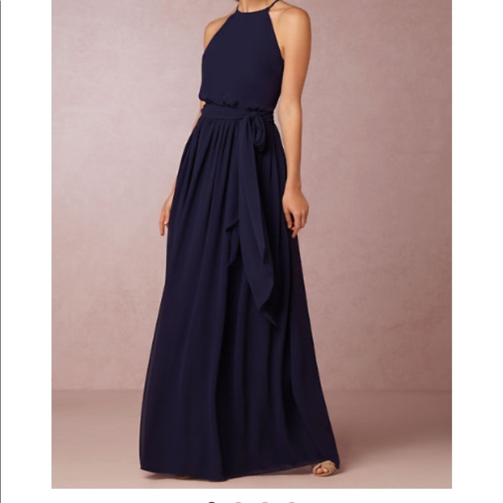 Bhldn Donna Morgan Alana bridesmaid dress